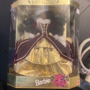 Holiday African American Barbie 1996  Manufactured Special Edition